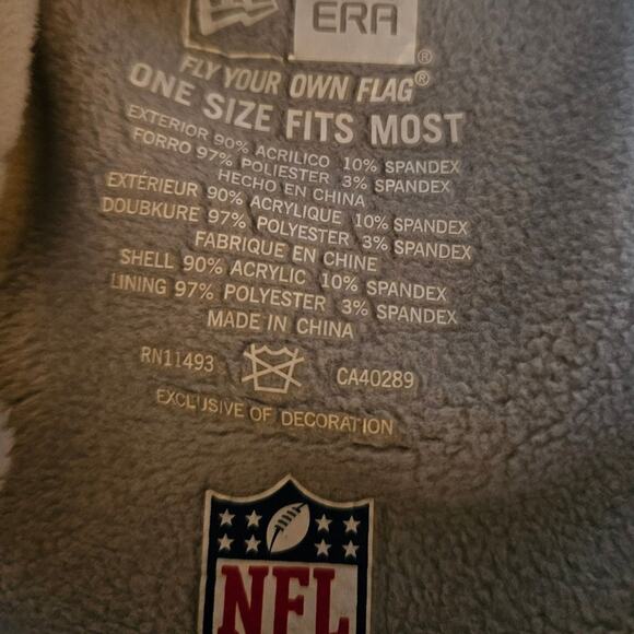 Seattle Seahawks Beanie NFL Grey Rare - Picture 3 of 4